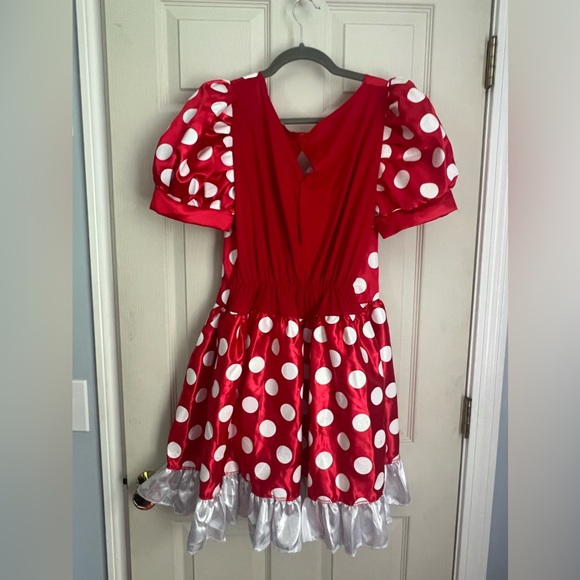 Disney Minnie Mouse red and white polka dots dress costume - Picture 2 of 12